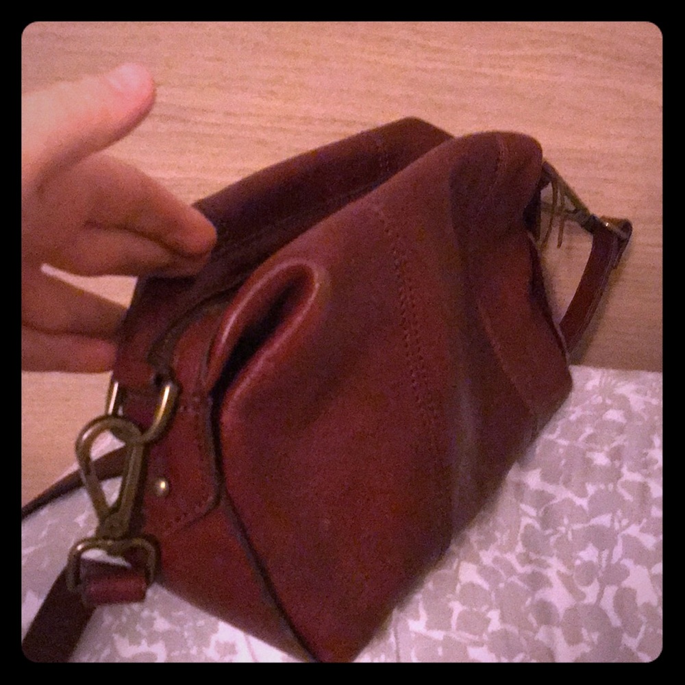 Madewell leather satchel